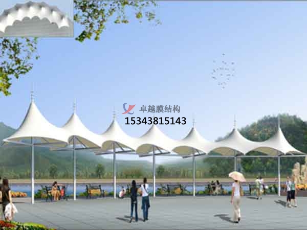 鄂爾多斯<font color='red'>膜結構景觀</font>設計施工【案例圖片】